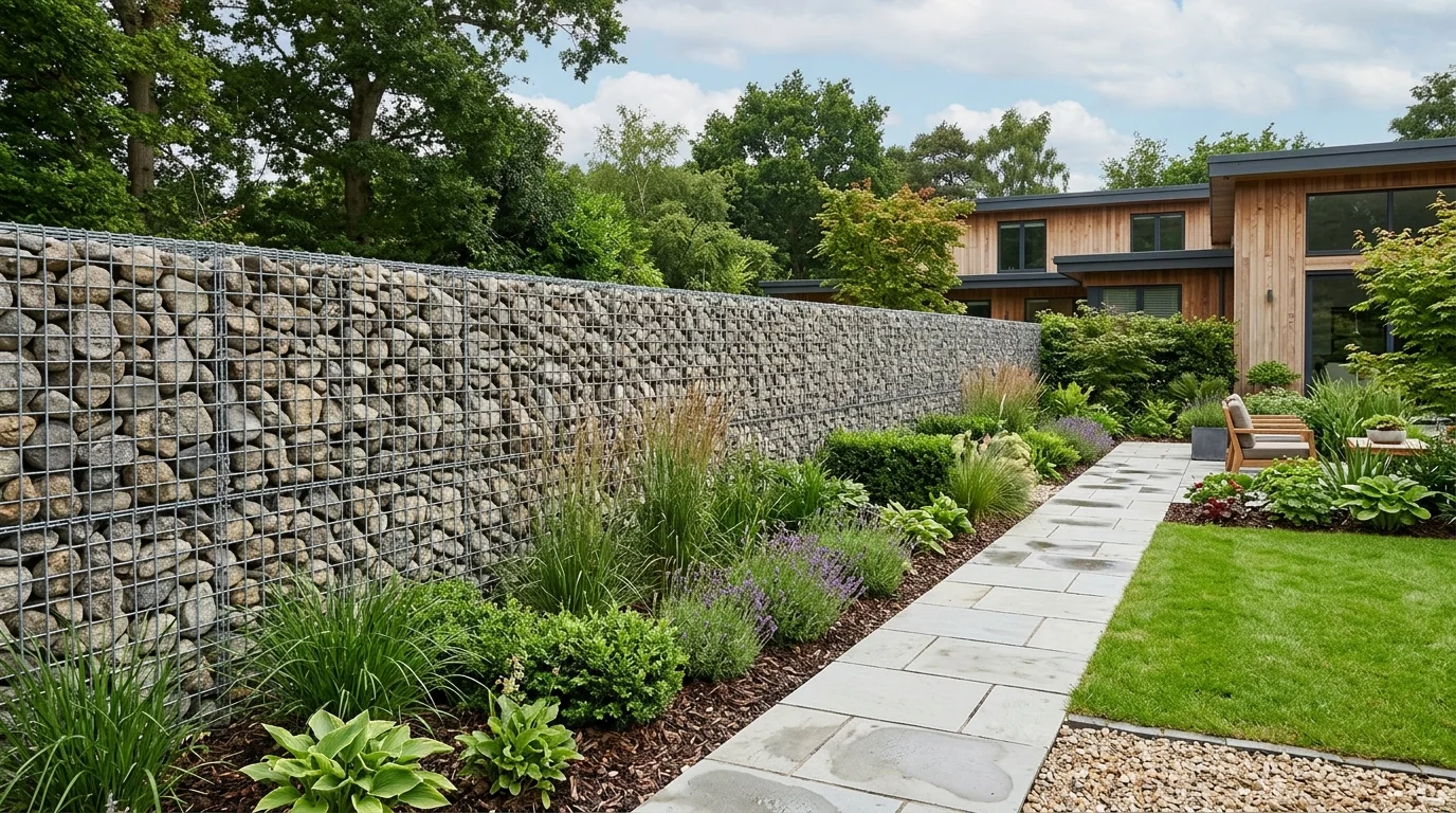 Gabion Fence